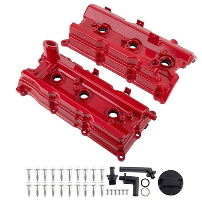 2x Upgrade Aluminium Ventilabdeckung for 03-07 Infiniti FX35 G35 M35 Nissan 350Z