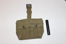 ENFIELD RIFLE .303 AMMO CANVAS POUCH and Oiler #W42