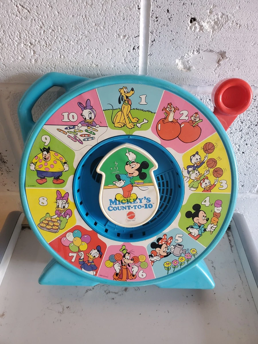 品質一番の 年代物 マテル社 シーンセイSEE'N SAY MICKEY MOUSE 知育