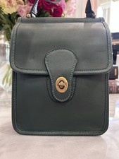 Vintage Green Leather Murphy Bag