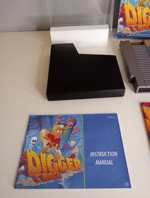 NINTENDO NES MB HASBRO DIGGER T ROCK TGE LEGEND OF THE LOST CITY BOXED  MANUAL