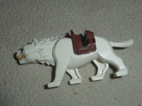 LEGO THE HOBBIT LORD OF RINGS WARG 79002 WHITE WOLF MINI FIG MINIFIGURE TOY LOTR