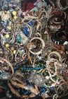 Costume Jewelry Lot 15lbs Wearable Craft Repurpose Scrap Tangled Vintage to Now