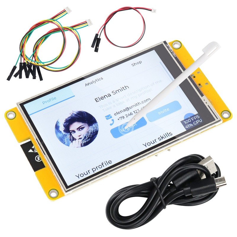 Freenove ESP32 Touch Display CYD 2.8 3.2 3.5 4.0 Inch Dual-core 32-bit 240 MHz