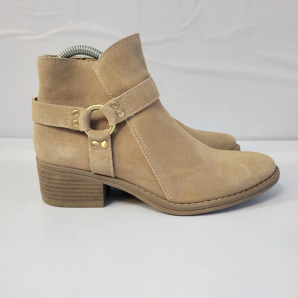 House of Harlow Botines Arnés Gamuza Tostado Mujer Talla 7.5 Beachwood Foto 3 de 4