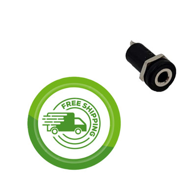 70-524 - 3.5mm 1/8 Mini Plug Mono Audio - Isolated Panel Mount Headphone Jack