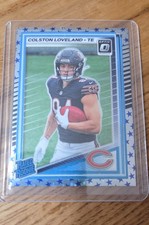 2025 Panini Donruss Optic - Rated Rookie Colston Loveland #204 Stars Prizm (RC)