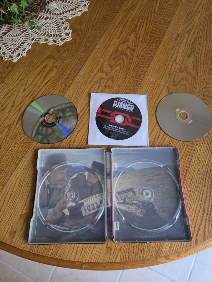 Django Unchained BluRay Steelbook 3 Disk Set (Target Exclusive Rare)  - Image 4 of 4