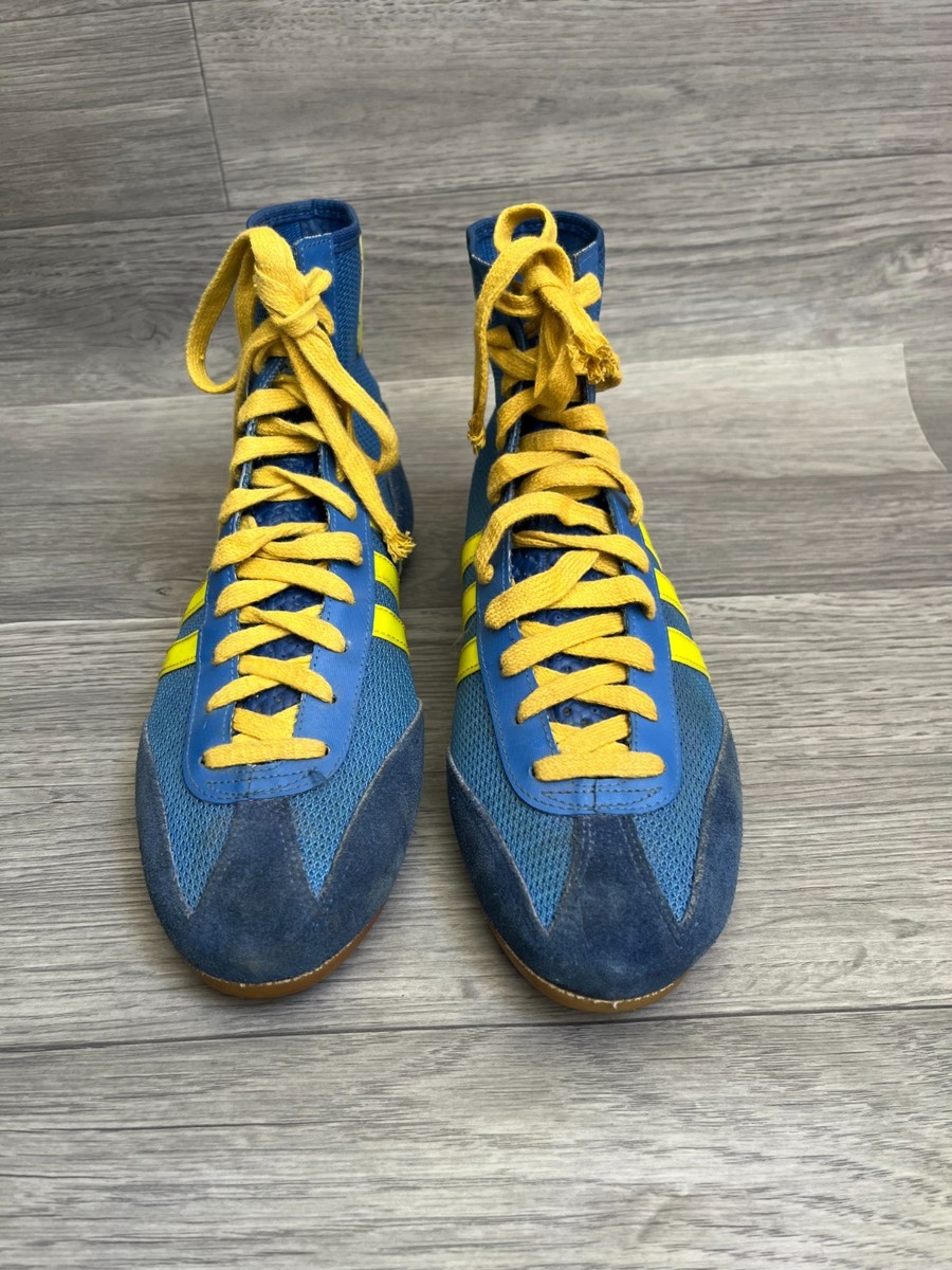Vintage 80's Adidas Greco boxing sneakers MADE IN GERMANY US 7.5