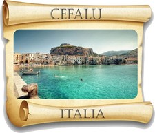 Cefalu Papyrus Aufkleber / Hoch Auflösung Vinyl Wasserfest