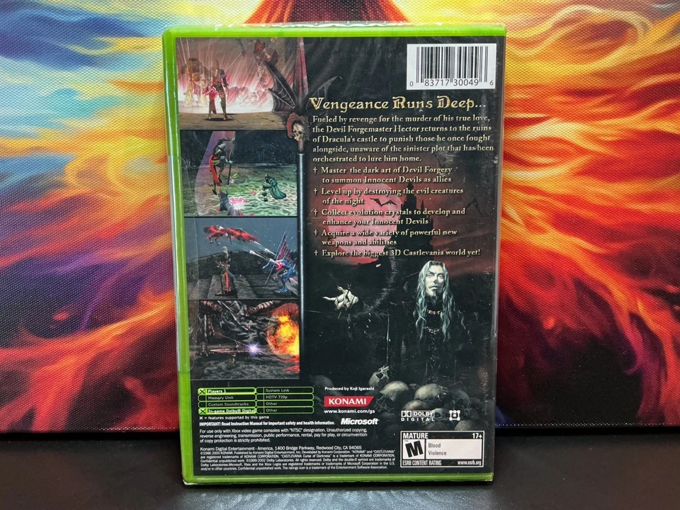 Castlevania Curse of Darkness Xbox 2005 Brand New Sealed MINT CONDITION 🐦‍🔥 - Image 2 of 4