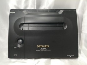 SNK Neo Geo Neogeo AES ROM Console System with Stick Controller Set Tested JP