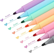 Dry Erase Markers,Aesthetic Erasable Whiteboard Marker,Assorted Colors,Gifts for