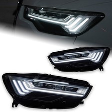 Sequential Turn LED Headlights Front lamp Assembly For Audi A7 C7 RS7 2012-2018