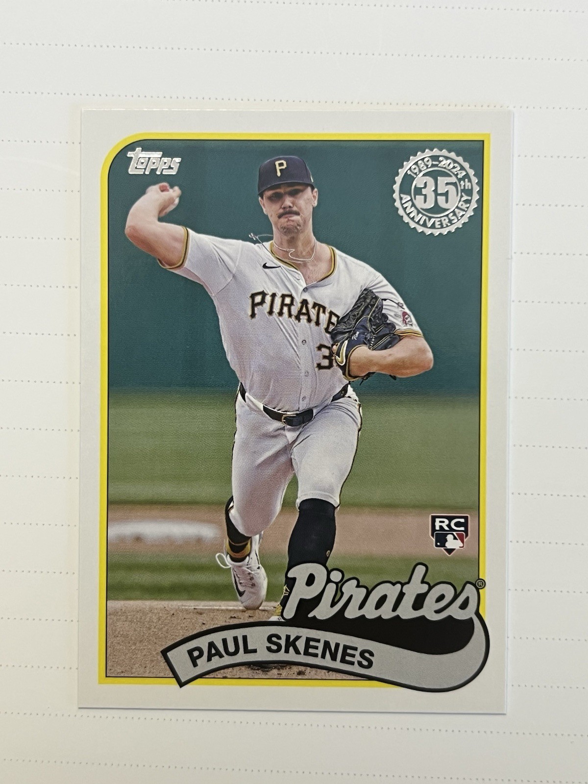 2024 Topps Update Series Paul Skenes Rookie 1989 #89US-46 Pirates RC