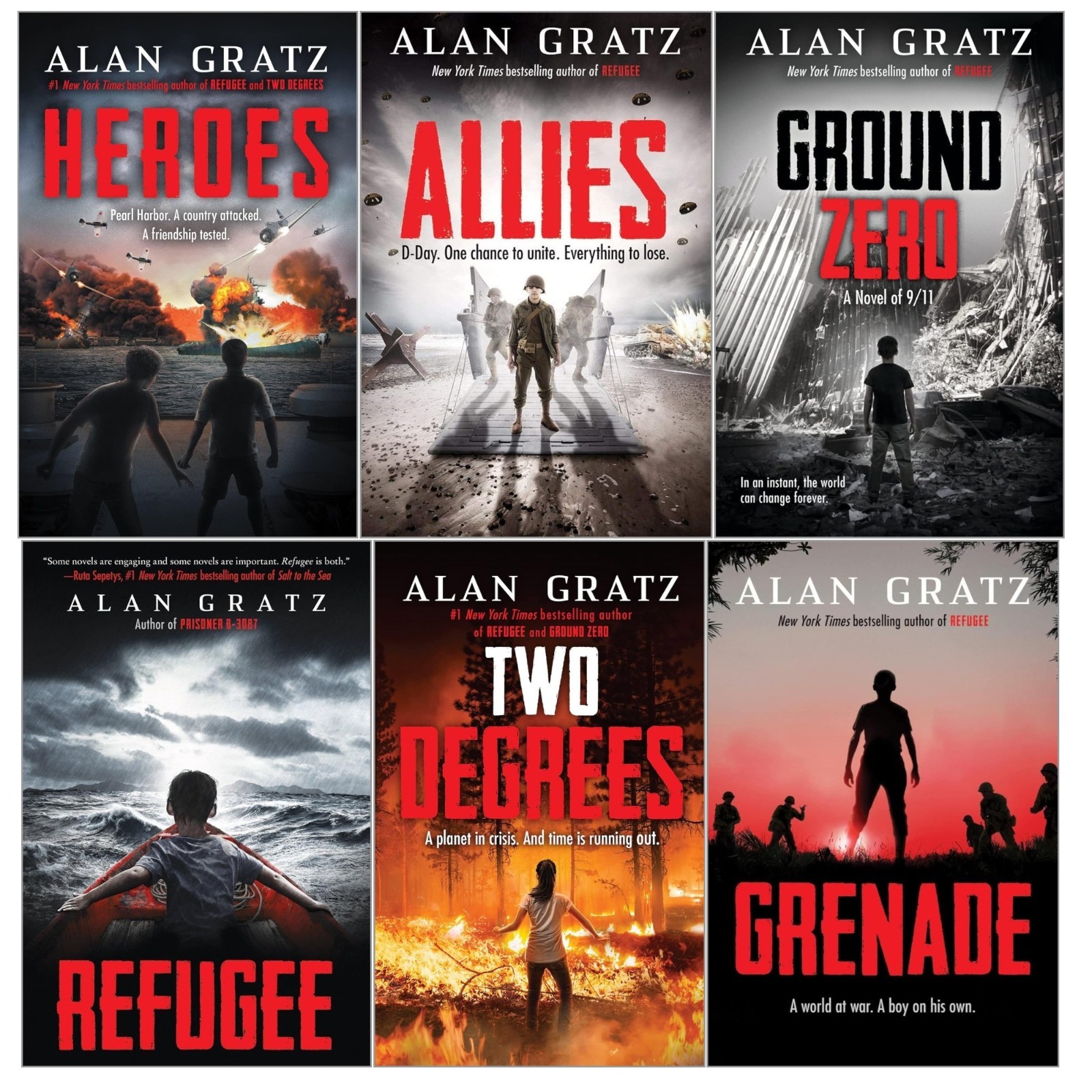 Alan Gratz Unisex Grenade Collection By 6 Books Collection Set - Young Adult - Paperback - Image 3