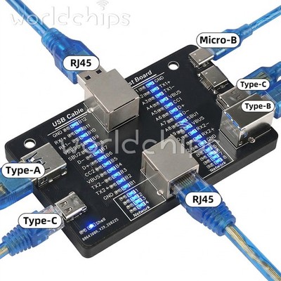 Multi-functional Data Cable Tester USB3.0 Quick detector Data Line Test Module