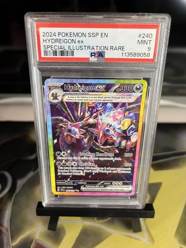 2024 Pokemon SV Surging Sparks Hydreigon Ex #240/191 PSA 9