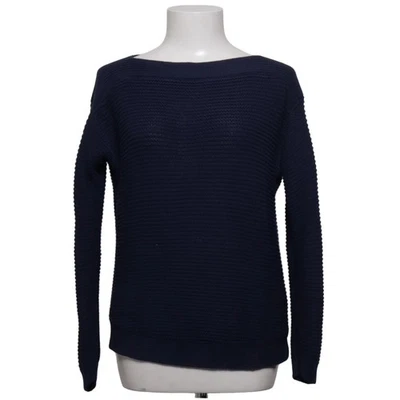 Lauren Ralph Lauren, pull en tricot, taille : M, bleu, coton, unicolore #zdL - Photo 1/4