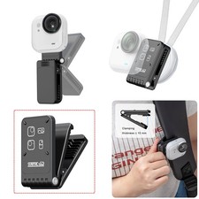 For Insta360 GOUltra Magnetic Mount Backpack Snap Clamp Base Mount Expansion Kit