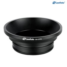 Leofoto USA Leofoto BA-100L 75mm to 100mm Half-Bowl Video Head Adapter