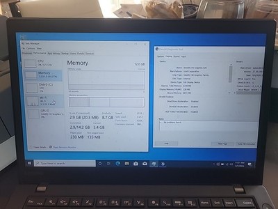 Lenovo ThinkPad T460s Laptop i5-6600U 12GB RAM Intel HD Graphics 520 119GB SSD
