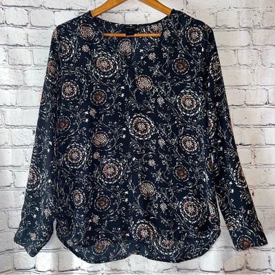 Ann Taylor Women's Business Casual Long Sleeve Blouse Size Medium