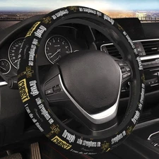 Jesus Cross Steering Wheel Cover Universal 15 Inch Car Accessories Protector ...
