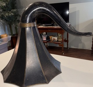 Antique Thomas Edison #10 Cygnet Phonograph Horn see pics