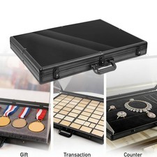 Vetrina espositiva portatile da tavolo per orologi, distintivi e collane