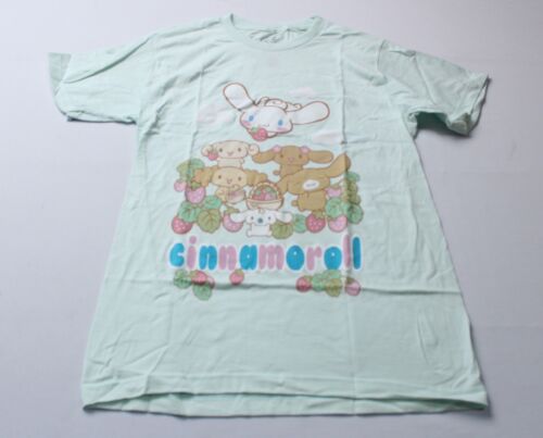 Cinnamoroll By Sanrio Girl's Family Strawberry T-Shirt CG2 Blue Medium NWT