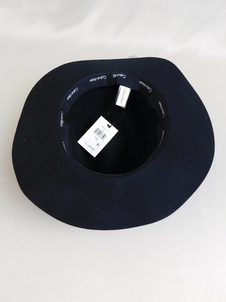 Chapéu Panamá Calvin Klein Linked Chord Lã - Tamanho Único, Preto #6431 - Imagem 4 de 4