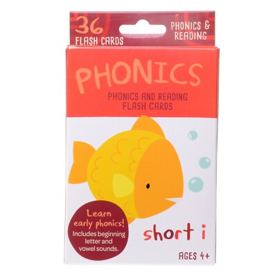 Phonics And Reading Flash Cards By Bendon (Phonics) (Ages 4+) 