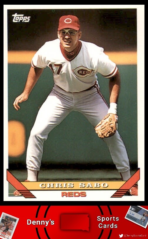 1993 Topps #245 Chris Sabo Cincinnati Reds Baseball Card | eBay