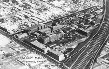 Postcard RPPC Photo California Los Angeles Kingsley Manor Angeleno 22-14051