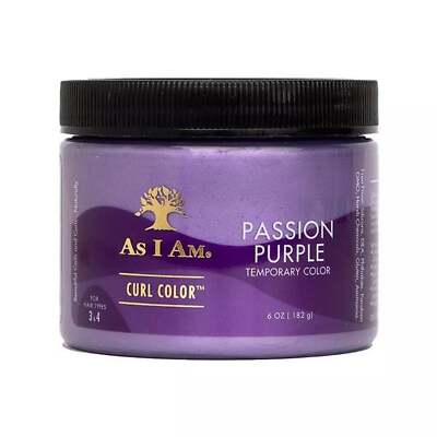 As I Am Curl Color Temporary Color Gel - Passion Purple 6 oz