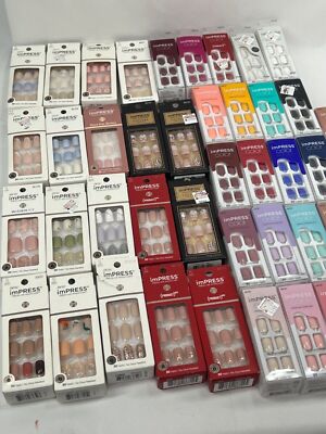 A Kiss Impress Press On Nails Manicure Pedicure U CHOOSE BuyMoreSave+CombineShip