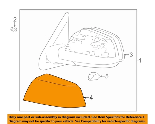 TOYOTA OEM 2017 Tundra Front Door Outside Mirrors-Outer Cover 879450C040B3