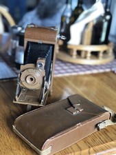 ANTIQUE VINTAGE KODAK NO. 1A POCKET KODAK JUNIOR CAMERA - BLACK AND 3 COLORS