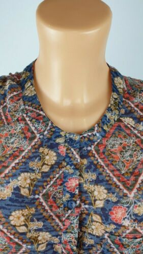 NEU Ex M&S ärmelloses Shirt Top Größe 10-20 abstrakter Druck - Bild 6 von 8