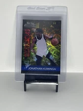 2021 Wild Card Alumination Splintered Holo-Lux 1/3 Jonathan Kuminga #ASP-20 RC
