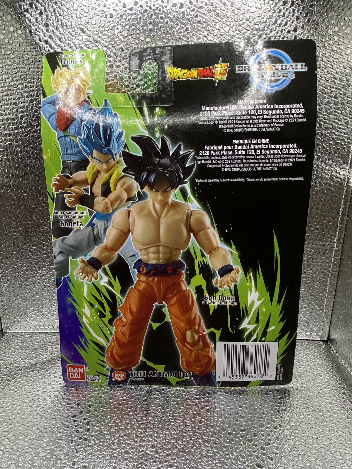 Boneco dragon ball super goku instinto superior grandista