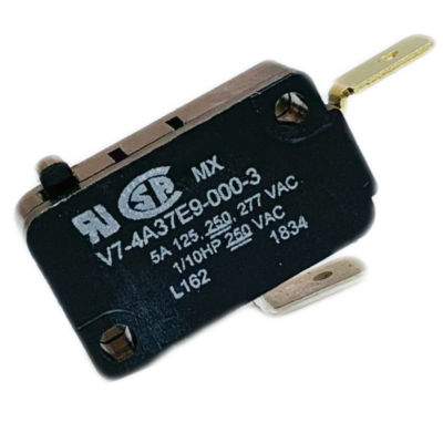 V7-4A37E9-000-3 Switch Snap Action N.C. SPST Plunger Quick Connect