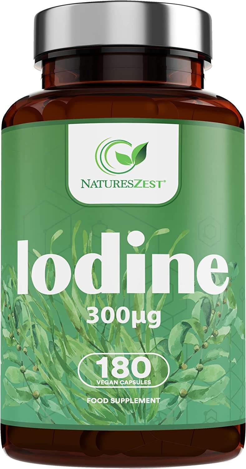 High Strength Iodine Capsules, Thyroid Support Supplement, Thyroid Formula