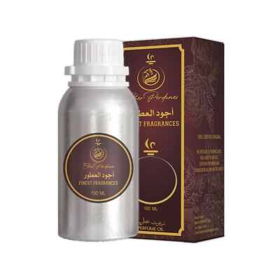 Amber Concentrated Perfume Oil By Ether Perfumes 100 ML Original Amber Scent 