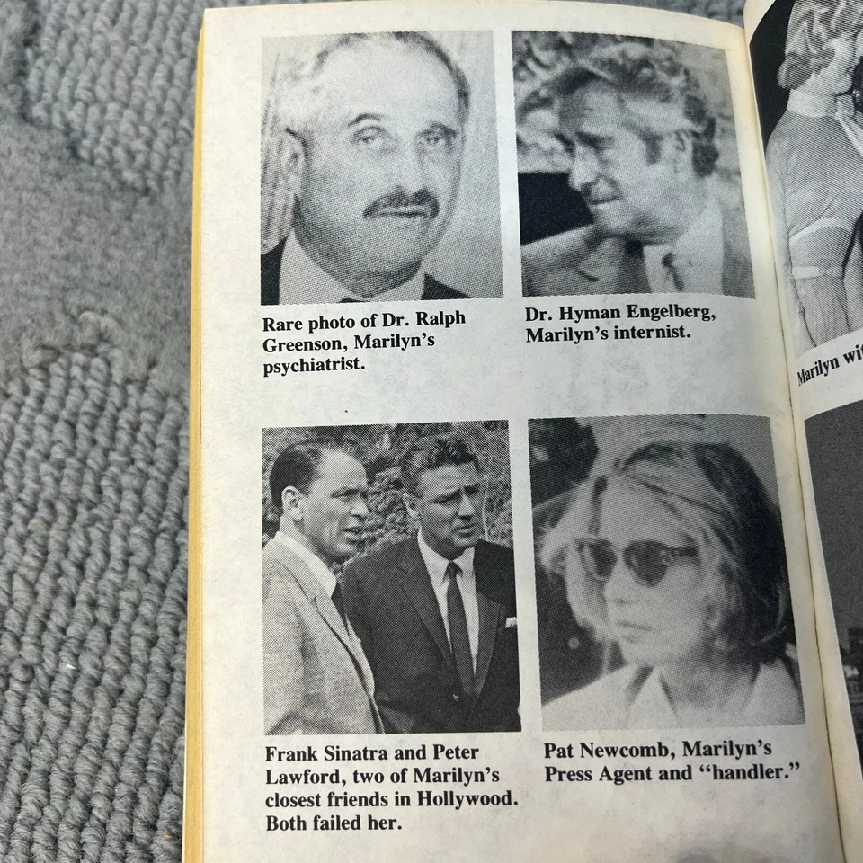 The Marilyn Conspiracy True Crime Paperback Book by Milo Speriglio 1986 Foto 4 de 4