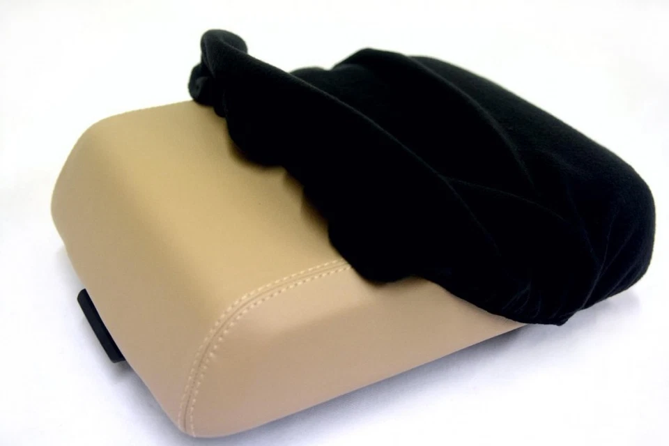 Tecido protetor de apoio de braço console central para Ford F250 99-10 preto - Imagem 3 de 4