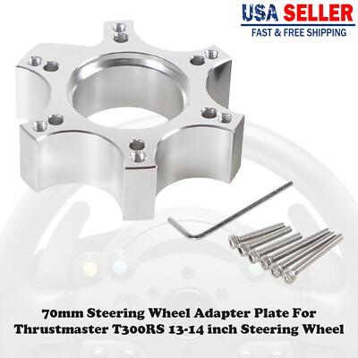70mm Steering Wheel Adapter Plate For Thrustmaster T300RS Ferrari 599 P310 SIL