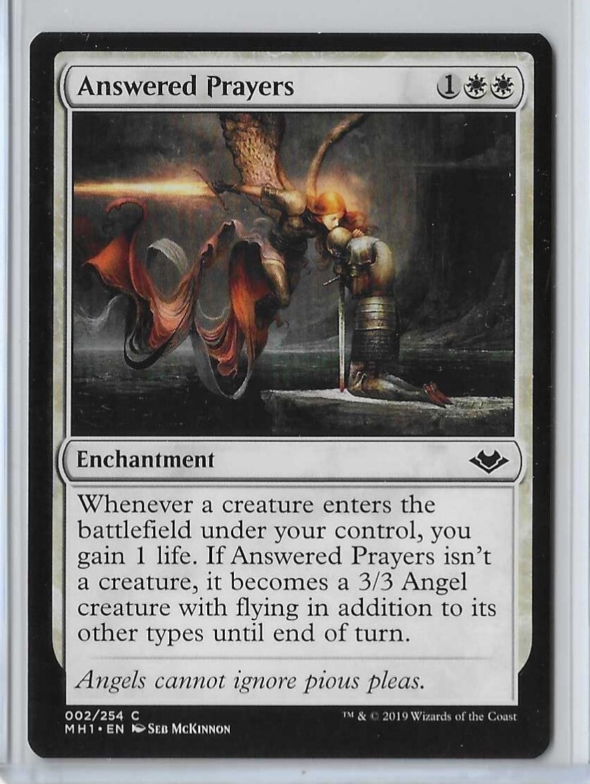thoughts and prayers mtg card Sending You Thoughts and Prayers Folded Greeting Card