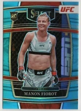 Manon Fiorot ~ 2022 Panini Select UFC Light Blue Prizm #69 Rookie Card (#'d/199)